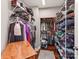 Spacious walk-in closet with shelving and ample storage space for clothing and accessories at 514 Baucom Deese Rd, Monroe, NC 28110