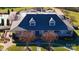 Aerial view of the amenity center clubhouse at 708 Ridgelake Dr, Weddington, NC 28104