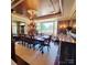 Formal dining room featuring hardwood floors, a chandelier, and ample seating at 708 Ridgelake Dr, Weddington, NC 28104