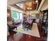 Formal dining room featuring decorative wallpaper, detailed molding and a large bay window at 708 Ridgelake Dr, Weddington, NC 28104