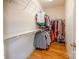 Walk-in closet with organized shelving and clothing racks for optimal storage at 734 E 10Th St, Charlotte, NC 28202