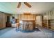 Finished basement includes a bar area and custom wood details at 807 And 809 Sparrow Springs Rd, Kings Mountain, NC 28086