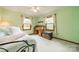Bright bedroom featuring neutral walls, plush carpet, and a large picture window at 807 And 809 Sparrow Springs Rd, Kings Mountain, NC 28086