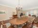 Open-concept living room featuring a dining area, a comfortable sofa, and a door leading to the exterior at 1018 Davant Ln, Charlotte, NC 28209