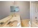 Bathroom featuring double sinks, mirror and shower with tub at 11630 Retriever Way, Charlotte, NC 28269