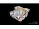 3D model showcasing the open floor plan and layout of the home at 11630 Retriever Way, Charlotte, NC 28269