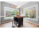 Breakfast area with large windows providing lots of natural light and views to the exterior at 1214 Foxfield Rd, Waxhaw, NC 28173