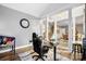 Home office featuring a view of the staircase and dining room area at 1214 Foxfield Rd, Waxhaw, NC 28173
