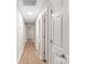 Hallway with new vinyl floors and recessed lighting, connecting different areas of the home at 1320 Beaconfield Ct, Rock Hill, SC 29730