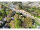 Aerial view of the house, lot and neighborhood at 14827 Smith Rd, Charlotte, NC 28273