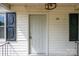 Front door with sidelight and house number at 201 Lee Black Rd, Cherryville, NC 28021