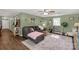 Spacious living room with hardwood floors, comfortable seating, and stylish decor at 260 Trexler Ln, Rock Hill, SC 29732
