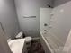 Clean bathroom with a shower-tub combo, and vanity at 3316 Queens Ln # 10, Gastonia, NC 28052