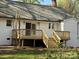 Backyard featuring a newly constructed deck, ideal for outdoor gatherings and relaxation at 3735 Stonehaven Dr, Charlotte, NC 28215
