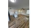 Open concept living room and kitchen, bright and airy at 3735 Stonehaven Dr, Charlotte, NC 28215