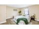 Cozy bedroom with neutral tones and plush bedding at 504 Katherine Ave, Kings Mountain, NC 28086