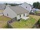 View of fenced backyard and patio at 8606 Highgate Dr, Charlotte, NC 28215