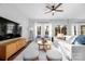 Bright living room with lots of natural light, cozy furniture and a modern, open design, perfect for relaxation at 9849 Rich Hatchet Rd, Huntersville, NC 28078