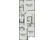 Second floor plan includes owner's suite, bedrooms, bathrooms, laundry room and WIC at 6025 Jasmine Branch Rd, Charlotte, NC 28216