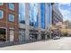 Modern building exterior with brick and glass facade, showcasing urban architecture at 210 N Church St # 2305, Charlotte, NC 28202