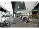 Spacious fitness center featuring treadmills, elliptical machines, and other workout equipment at 210 N Church St # 2305, Charlotte, NC 28202