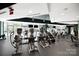 Well-equipped gym with treadmills, elliptical trainers, and weight machines for resident use at 210 N Church St # 2305, Charlotte, NC 28202