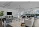 Bright lounge area featuring ample seating, large windows, and modern decor at 210 N Church St # 2305, Charlotte, NC 28202