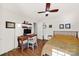 Comfortable bedroom offers a dedicated workspace and an open floor plan, providing flexibility at 2314 Wolfe St, Charlotte, NC 28205