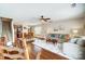 Bright and open living area seamlessly connects to the dining and kitchen areas at 309 River Clay Rd, Fort Mill, SC 29708