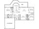 Detailed floor plan showcasing bedrooms, kitchen, living areas, and attached two-car garage at 3730 Club House Ne Dr, Conover, NC 28613