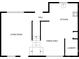 Layout featuring living room, kitchen, hall, stairs, dining area and laundry room at 3914 Hathaway Hills Dr, Charlotte, NC 28214