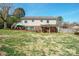 Expansive backyard featuring a deck, patio, and outdoor living space perfect for entertaining at 409 Cardinal Dr, Newton, NC 28658