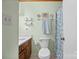 Well-lit bathroom with a neutral palette and modern fixtures at 409 Cardinal Dr, Newton, NC 28658