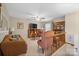 Comfortable living room features a plush sofa, armchairs, and a built-in hutch at 409 Cardinal Dr, Newton, NC 28658