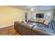 Bright living room with hardwood floors, offering a comfortable and inviting atmosphere at 412 W D Ave, Salisbury, NC 28144