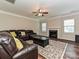 Comfortable living room with a fireplace, plush seating, and a cozy atmosphere at 4425 Marlay Park, Indian Trail, NC 28079