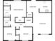 Detailed floor plan showcasing the layout of the home with bedrooms, bathrooms, and living spaces at 5407 Windy Valley Dr, Charlotte, NC 28208