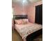 Pink themed bedroom with charming butterfly decor and accents at 554 Trexler Ln, Rock Hill, SC 29732