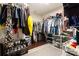 A large walk-in closet with ample storage space for clothes, shoes, and accessories is a dream come true at 5951 Carrollton Ln, Charlotte, NC 28210