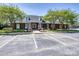 Community clubhouse with lush landscaping and parking at 6144 Abergele Ln, Matthews, NC 28104