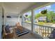 Inviting covered porch with seating area and views of the neighborhood at 6529 Jepson Ct, Charlotte, NC 28214