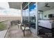 Spacious balcony with comfortable seating that is great for entertaining at 1100 Metropolitan Ave # 314, Charlotte, NC 28204