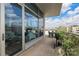 Spacious condo balcony boasts city views and dining space, perfect for enjoying outdoor living at 1100 Metropolitan Ave # 314, Charlotte, NC 28204
