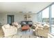 Comfortable sitting area with plenty of chairs and a large window providing great views at 1100 Metropolitan Ave # 314, Charlotte, NC 28204