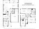 Detailed floor plan showcasing a spacious layout with living room, kitchen, bedrooms, and garage at 11036 Shreveport Dr, Huntersville, NC 28078