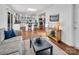 Living room, kitchen and light walls offer bright feeling at 11901 Rock Canyon Dr, Charlotte, NC 28226