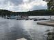 Lakeside docks providing convenient boat parking and launching, enhancing the community's waterfront living experience at 134 Putt Putt Ln, New London, NC 28127