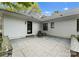 Clean back patio featuring stone work and brick exterior for outdoor enjoyment and entertainment at 2015 Pellyn Wood Dr, Charlotte, NC 28226