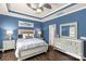 Well-lit main bedroom with elegant furniture and contemporary design at 2035 Palace Way, Indian Land, SC 29707