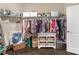 Organized walk-in closet with ample shelving and hanging space at 2035 Palace Way, Indian Land, SC 29707